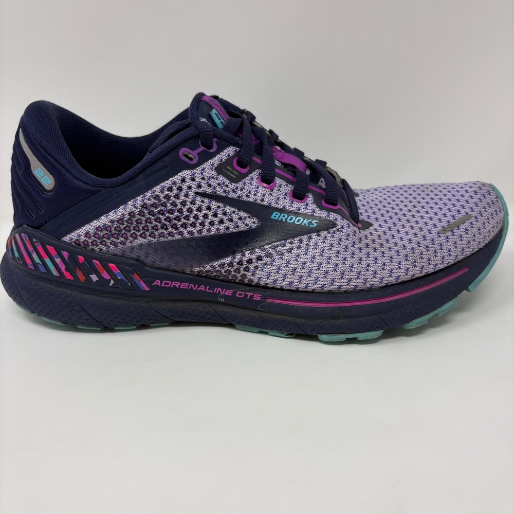 Brooks Adrenaline GTS 22 Womens Size 8.5 Purple Running Shoes (1203531B570)